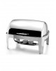Rechaud Chafing Dish Retangular Tampa Basculante Aço Inox 9L