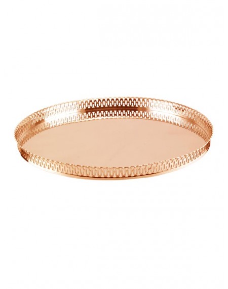 Bandeja redonda com grade - Ø40cm
