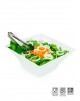 Pote Bowl Quadrado Melamina Profissional 25cm