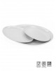 Prato Oval Raso Melamina Profissional 33cm