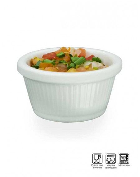 Ramekin Canelado Melamina Profissional 120ml