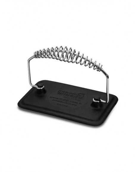 Prensador de Ferro Retangular com Alça Espiral 1,0Kg