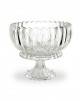 Centro de Mesa com Pé Jenova Cristal 23,0cm