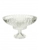 Centro de Mesa com Pé Jenova Cristal 31,7cm