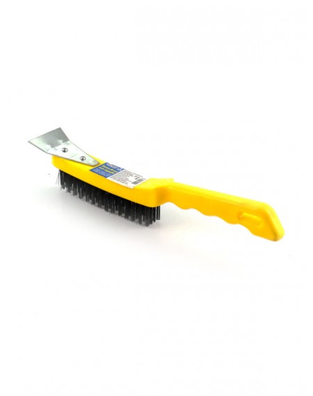 Escova de Aço com Raspador