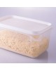 Pote de Plástico Retangular 1,9L Moduline - Branco