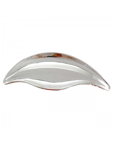 Bandeja Folha Grande Prata - 87x28cm