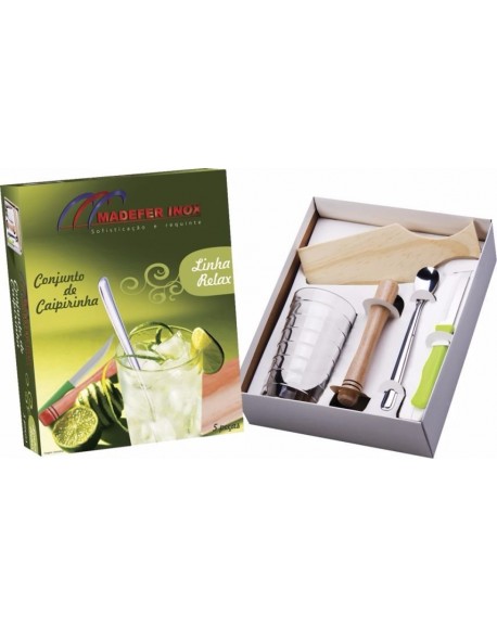 Conjunto para Caipirinha 5 peças