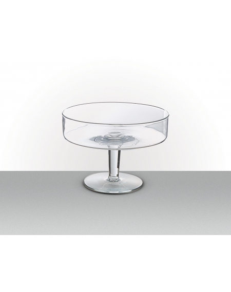 Taça de Vidro com Pé Ø25,5x18,0cm 2400ml