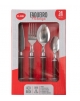 Faqueiro Aço Inox Cabo Plastico 24 PCS