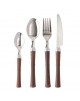 Faqueiro Aço Inox Cabo Plastico 24 PCS